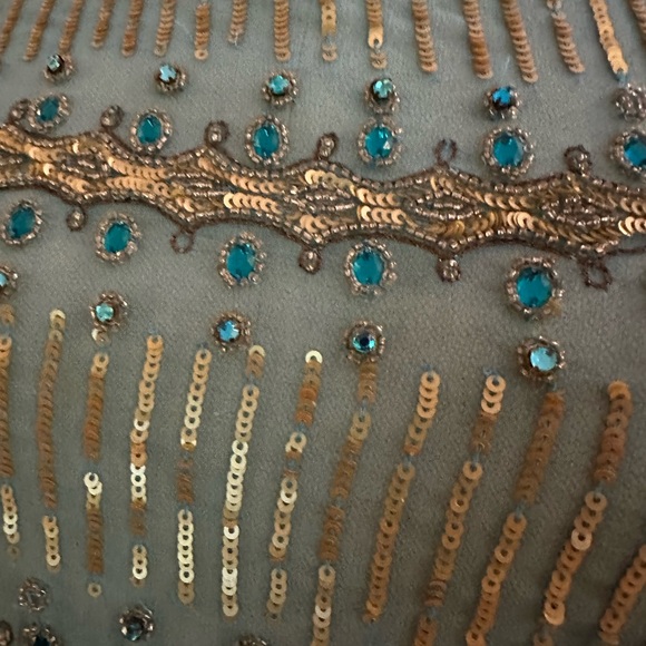 Vintage silk and beads top - Picture 9 of 9